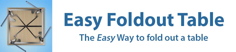 The Easy Foldout Table